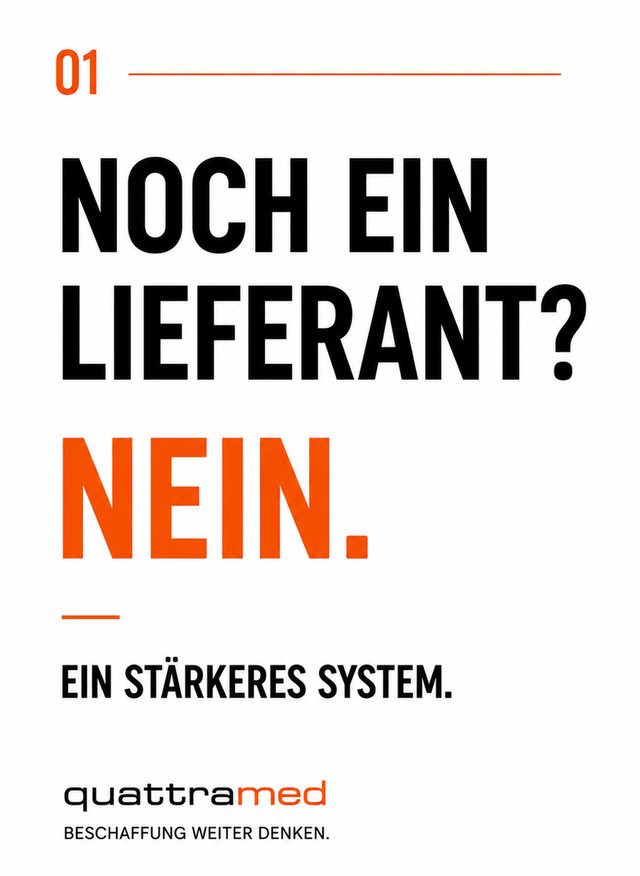 Noch ein Lieferant? Nein. Ein stärkeres System.